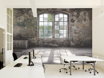 SUN - Washable trompe l'oeil wallpaper _ creativespace by Creative Space
