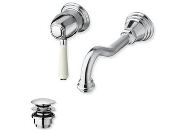 ART ELITE CRIAE931 - 2 hole wall-mounted single handle washbasin mixer by CRISTINA Rubinetterie