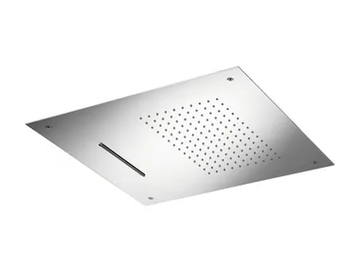 CRIPD381 - Ceiling mounted square waterfall shower by CRISTINA Rubinetterie