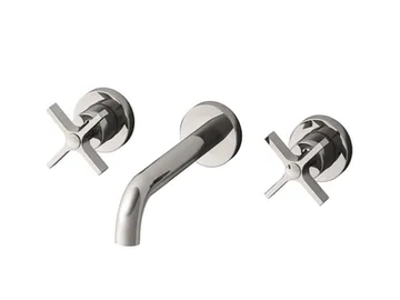 CROSS ROAD CRICR942 - Wall-mounted washbasin mixer with individual rosettes by CRISTINA Rubinetterie
