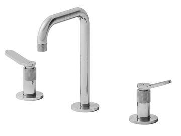 EAST SIDE - Brass washbasin tap with matt black finish by CRISTINA Rubinetterie
