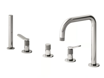 EAST SIDE CRIES121 - Bathtub set with hand shower by CRISTINA Rubinetterie