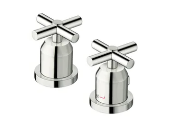 EXCLUSIVE CRIEV142 - 2 hole bathtub mixer with diverter by CRISTINA Rubinetterie