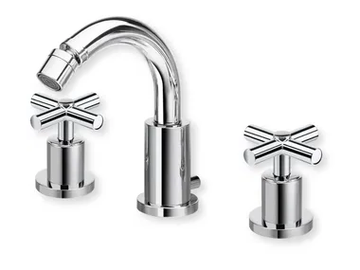 EXCLUSIVE CRIEV330 - Countertop bidet mixer with individual rosettes by CRISTINA Rubinetterie