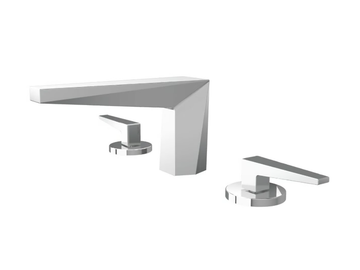 FRACTAL CRIFT205 - 3 hole countertop washbasin mixer by CRISTINA Rubinetterie