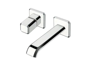 ITALY CRIIT257 - 2 hole wall-mounted single handle washbasin mixer by CRISTINA Rubinetterie
