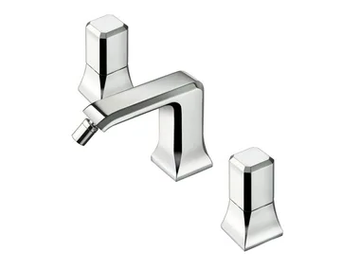 ITALY CRIIT357 - 3 hole countertop bidet mixer with swivel spout by CRISTINA Rubinetterie