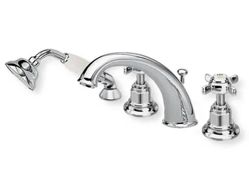 Londra CRILD124 - deck mounted bath mixer by CRISTINA Rubinetterie