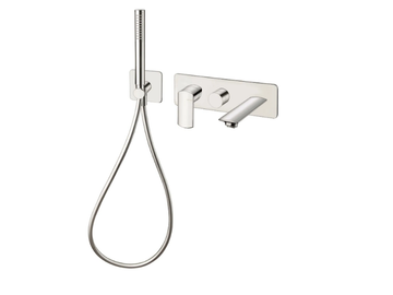 PROFILO CRIPF102 - Wall-mounted bathtub set with plate by CRISTINA Rubinetterie