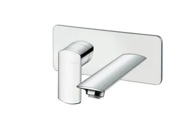 PROFILO CRIPF256 - Wall-mounted washbasin mixer with plate by CRISTINA Rubinetterie