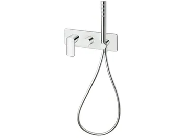 PROFILO CRIPF602 - Single handle bathtub mixer with hand shower by CRISTINA Rubinetterie