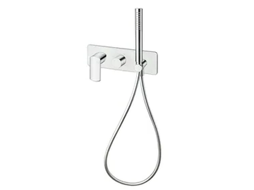 PROFILO CRIPF603 - Single handle bathtub mixer with hand shower by CRISTINA Rubinetterie