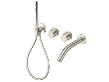 SX CRISX102 - Wall-mounted bathtub set with hand shower by CRISTINA Rubinetterie