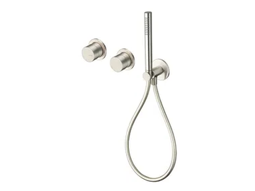 SX CRISX602 - 3 hole stainless steel shower set with hand shower by CRISTINA Rubinetterie