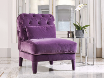 ELLIOT - Tufted armchair by CTS SALOTTI