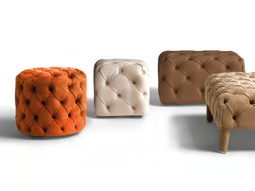 TRESOR - Tufted pouf by CTS SALOTTI
