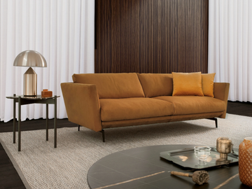 URBAN - 3 seater nabuk sofa by CTS SALOTTI