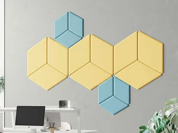 SHAPES ROMBIX - Acoustic wall panel by CUF Milano