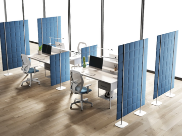 TETRIX - Sound absorbing freestanding office screen by CUF Milano