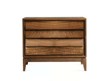 LILIALE M-143 - Solid wood bedside table with drawers by Dale Italia