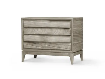 LILIALE M-643 - Solid wood bedside table with drawers by Dale Italia