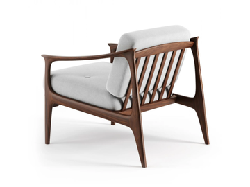 QUIETE T-101 - Upholstered fabric armchair with armrests by Dale Italia