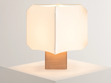 BALI - Bamboo fibre table lamp by Danese Milano