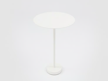 BINCAN M - Round painted metal table by Danese Milano