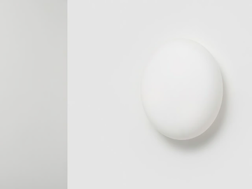 ITKA - Opal glass wall lamp / ceiling lamp by Danese Milano