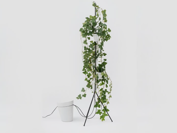 WINDOW GARDEN SELF-STANDING - Porcelain vase system for hydroponic cultivation by Danese Milano