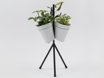 WINDOW GARDEN TABLE - Porcelain vase system for hydroponic cultivation by Danese Milano