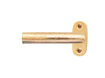PURE 18560 - Bronze door handle on back plate by Dauby