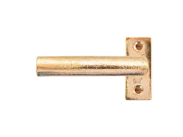 PURE 18652 - Bronze door handle on back plate by Dauby