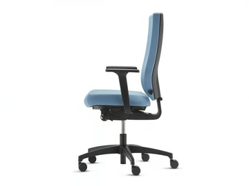 @JUST EVO AJ 4876 - Swivel office chair with high, upholstered backrest by Dauphin