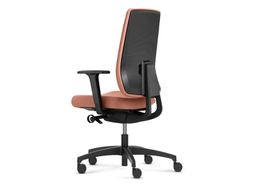 INDEED OPERATOR - Swivel height-adjustable fabric office chair by Dauphin