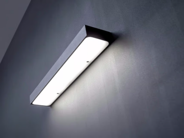 LINET - LED methacrylate and metal wall lamp by DAVIDE GROPPI