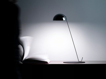 POST PRANDIUM - LED rechargeable metal table lamp by DAVIDE GROPPI