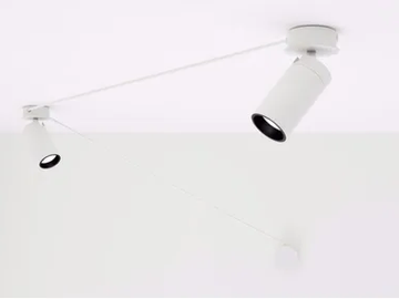 TRICK TRACK - LED adjustable ceiling spotlight by DAVIDE GROPPI