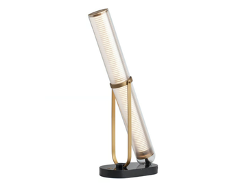 LA LAMPE FRECHIN - LED glass, aluminium and marble table lamp by DCWéditions