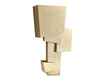 MAP 1 - LED brass wall light by DCWéditions