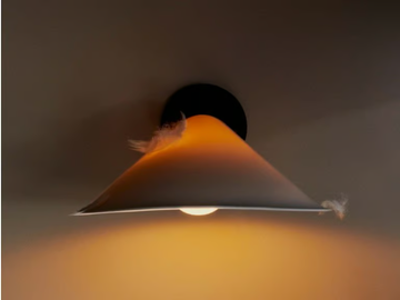PLUME - LED aluminium wall lamp by DCWéditions
