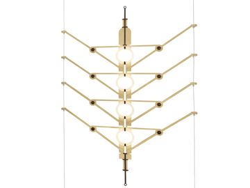 VVV - LED Anodized aluminium pendant lamp by DCWéditions