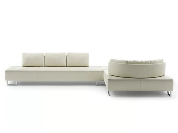 DS-165 MOTION - Corner sectional leather sofa by de Sede