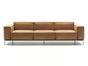 DS-22 - 4 seater leather sofa by de Sede