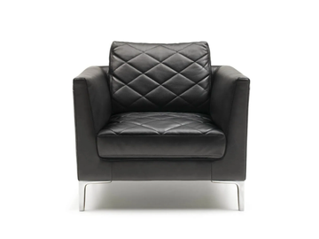 DS-48 - Leather armchair with armrests by de Sede