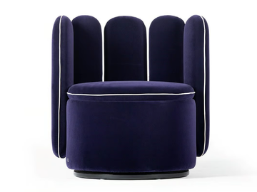 DS-800 BISCUIT - Swivel fabric easy chair by de Sede