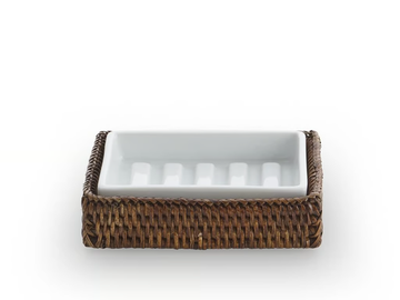 BASKET STS - Countertop wooden soap dish by DECOR WALTHER