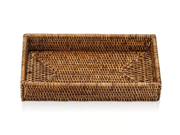 BASKET TAB2 - Rectangular rattan tray by DECOR WALTHER