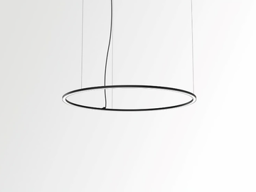 SUPERLOOP SLIM DOWN - LED metal pendant lamp by Deltalight