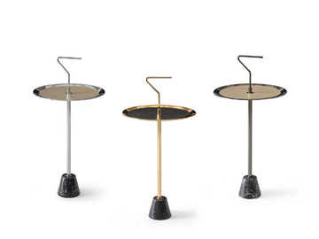 LINUS - Round side table by Dema